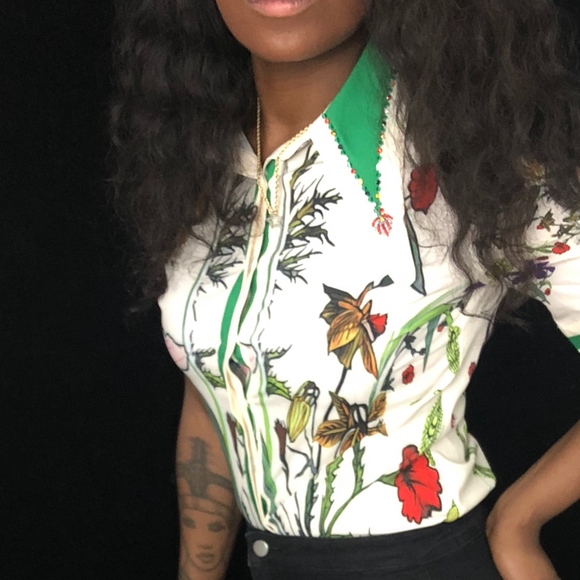 💐GREEN BLOUSE💐 - Picture 2 of 2